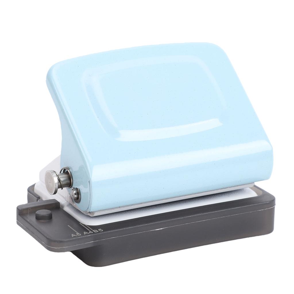 6 Hole Punch 5.5mm Hole Diameter 8 Sheet Capacity Small Loose Leaf Paper Puncher for Planner Notebook