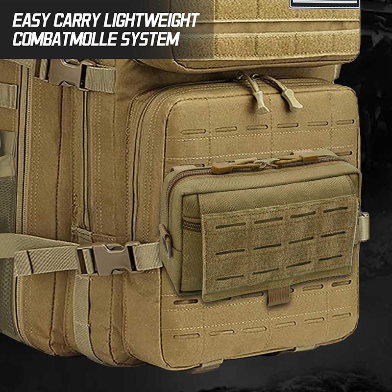 Outdoor Molle Admin Pouch 1000D EDC Utility Pouches Hunting Tools Storage Pouch Tactical Chest Bag Backpack Accessory Pack
