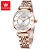 OLEVS 6892 Fashion Lady Dress Gift WristWatch Minimalist Casual Business Watch for Lady Stainless Steel Power Reserve Lady Clock