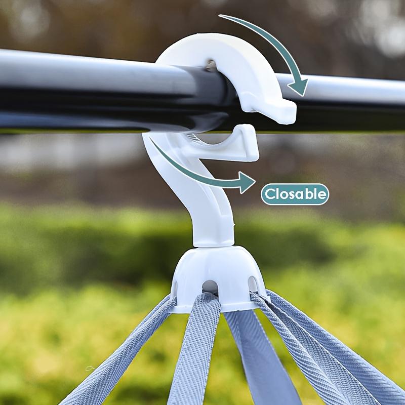 Foldable Drying Rack with Zipper Closure - Space Saving Three-layer Grid Dryer, Foldable Kitchen and Garden Storage Rack with Handle