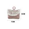 Multifunctional Earphone Storage Bag Plaid Earphone Mini Pouch Headphone Case  Daily Use