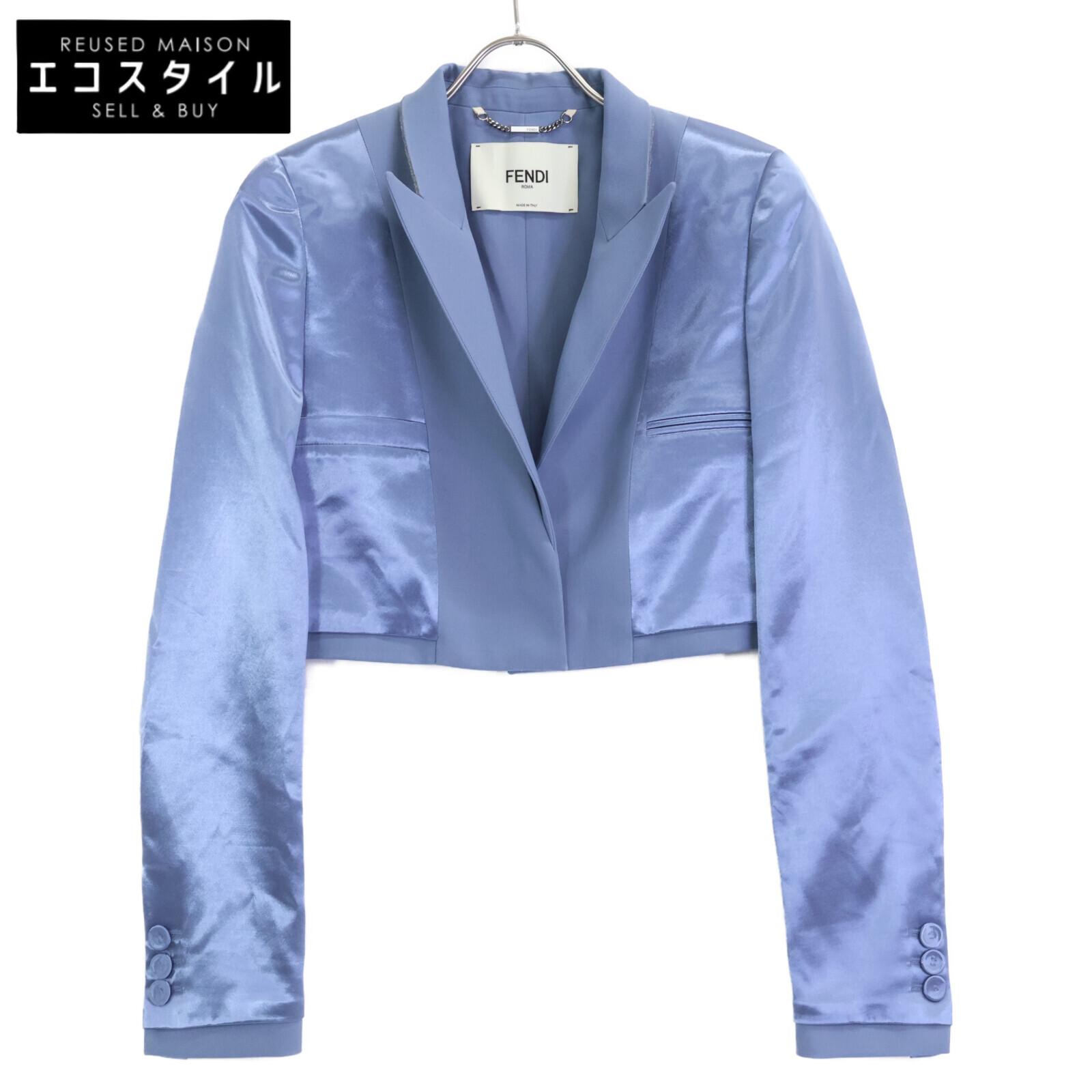 

FENDI Blue FJ7389 ANQ4 Short Jacket Jacket 36 blueUsed