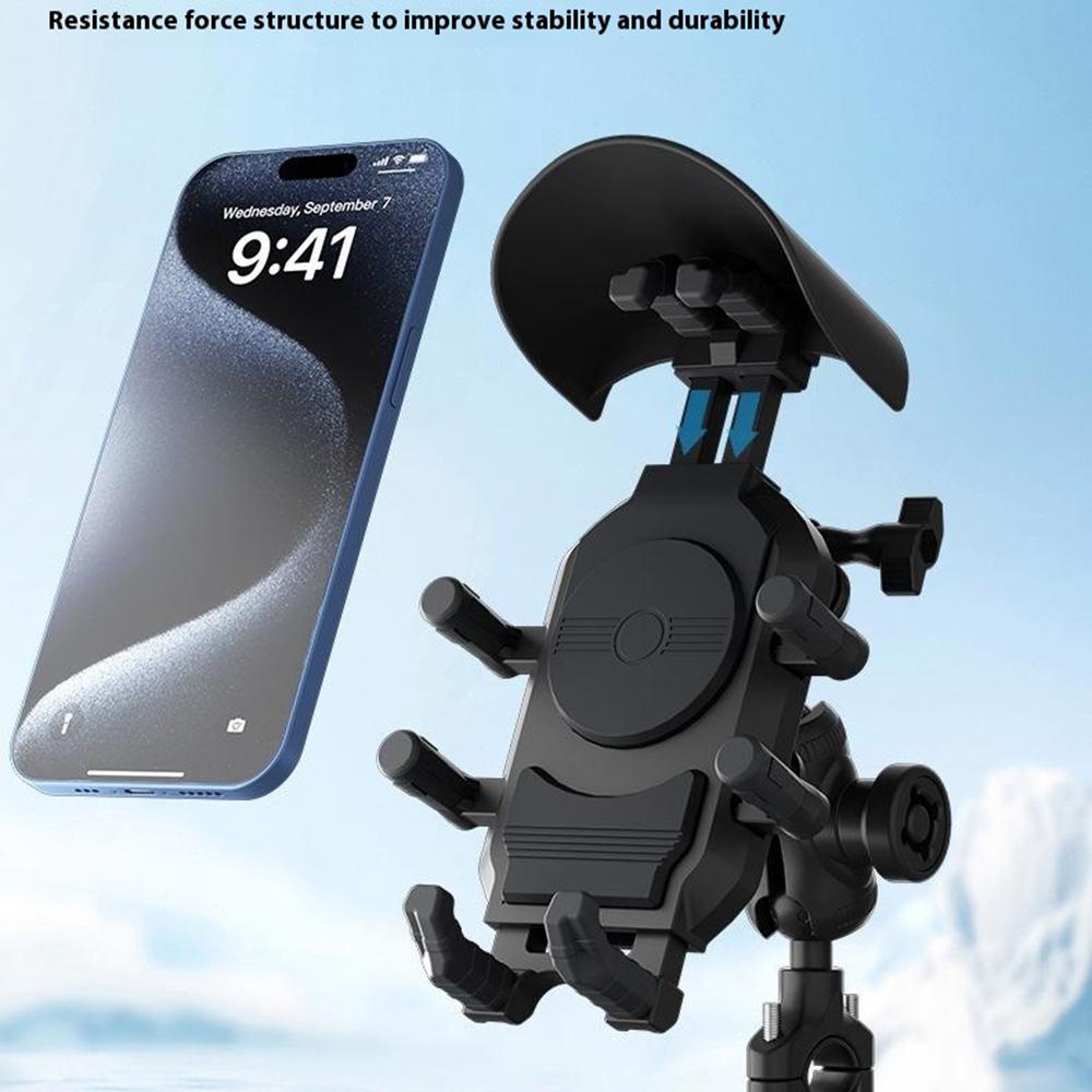 WUPP CS-2056B2 Suport de Telefon pentru Ghidon Motocicletă Anti-Șoc Suport de Telefon Stand