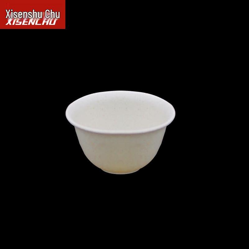 XISENCHU Утолщенные одноразовые чайные стаканчики из рисовой шелухи
