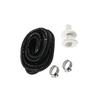 1 set Flexible Bilge Pump Hose Installation Kit 3/4-Inch Diameter 6.6 FT for Boats with 2 Clamps and Thru-Hull Fitting