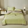 Class A Corrugated Yarn Pure Cotton Jacquard Summer Quilt Air Conditioner Quilt Summer Cool Quilt Four-piece Single Dormitory