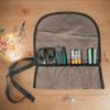 Oxford Cloth Multi Purpose Tool Bag Roll Up Design Heavy Duty Tool Storage Case Multiple Pockets Hanging Design Roll Up Tool Bag