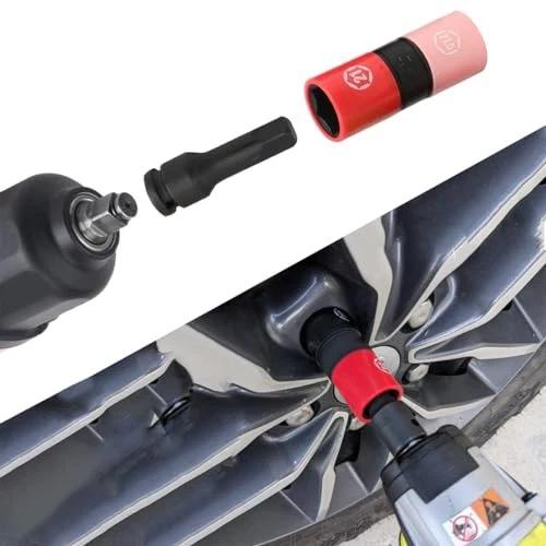 7Pcs Professional Pneumatic Anti-Scratch Socket CR-MO Steel Wheel Protector Extended Socket Set