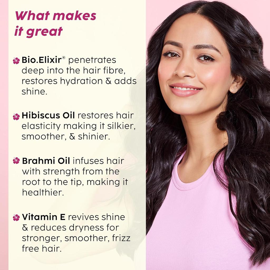 PLIX - THE PLANT FIX Hibiscus Bond Repair Advanced Hair Oil 100ml Pack of 1 for Damaged Hair Strength & Shine