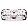 Pen Case Organized Storage Secure Zipper Wear Resistant Polyester with Main Compartment Mesh Pocket and Pen Slots for Boys Girls