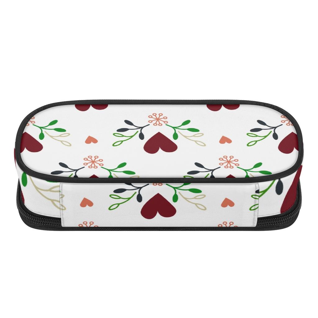 Pen Case Organized Storage Secure Zipper Wear Resistant Polyester with Main Compartment Mesh Pocket and Pen Slots for Boys Girls
