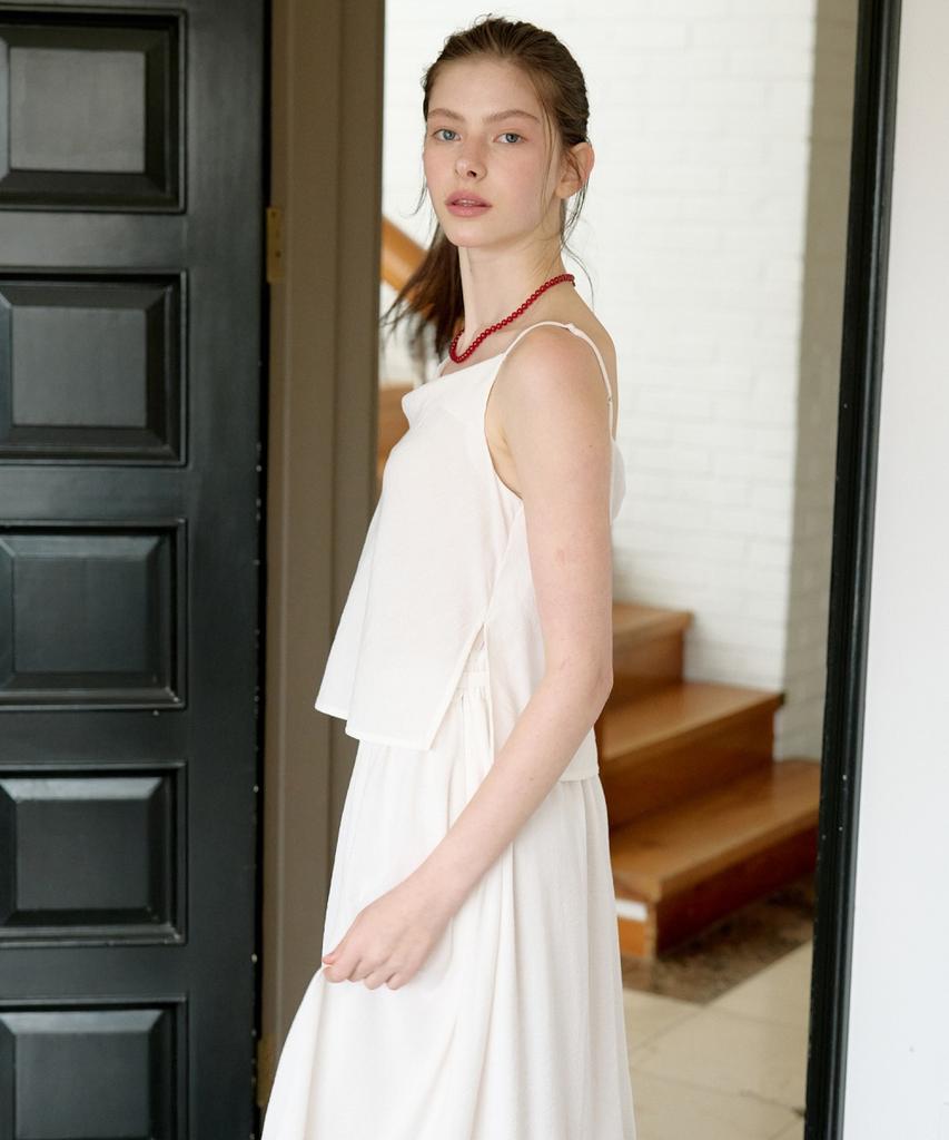 Ollibeudeollibeu Sleeveless Flare Dress Ow6Mo6510