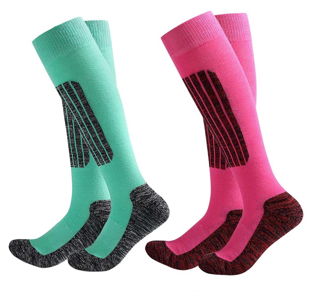 Ski Snowboard Graduated Compression Sports Mountaineering Hiking Antibacterial and Odor Green Size M Socks, Socks, Socks, Socks, Socks, Socks,