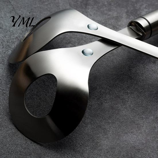 Professionelles Fleischbällchen-Herstellerlöffel-Werkzeug, Rostfreier Stahl Antihaft-Schöpfer, Küchenwerkzeuge zum Kochen Langer Holzgriff Formwerkzeug Ovaler Former