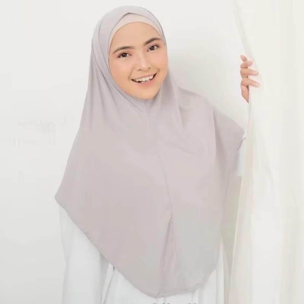 Adjustable Arab Lady Headscarf Breathable Hijab Head Wrap High-End Eid Al-Fitr Long Turban  Ethnic