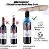 1/2Pcs Push Style Vacuum Wine Stoppers Sealed Storage Wine Corks Gifts Wine Preserver  Bar Tools