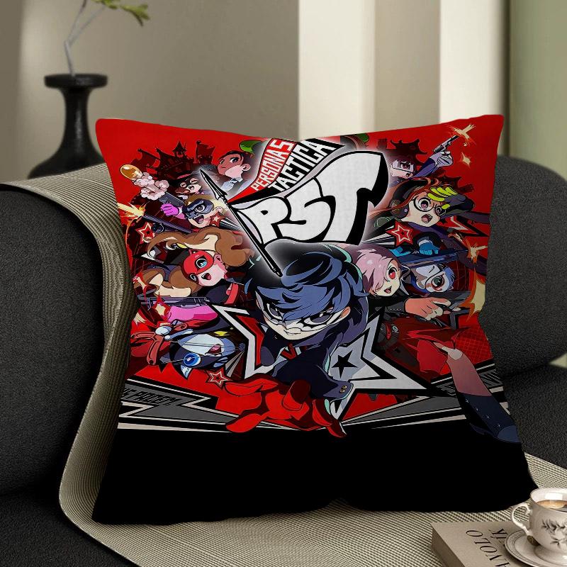 Persona 5 Gaming Pillow Cover Sofa Cushion Cover Home Room Decoration Children Gift