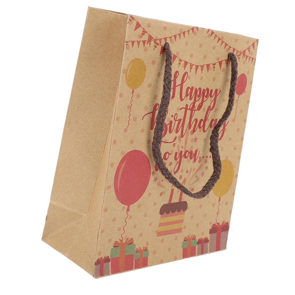 12pcs Birthday Gift Bags Cute Large Capacity Party Favor Bags Gift Favor Bags with Handle for Kids Girls