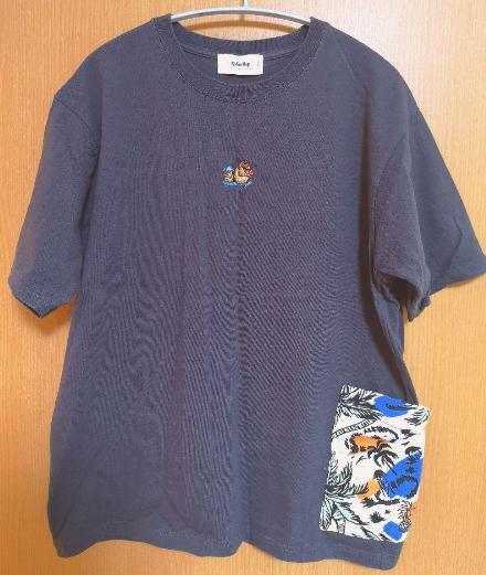 

[USED] L Bear Bear Embroidered KAILUA BAY T-shirt
