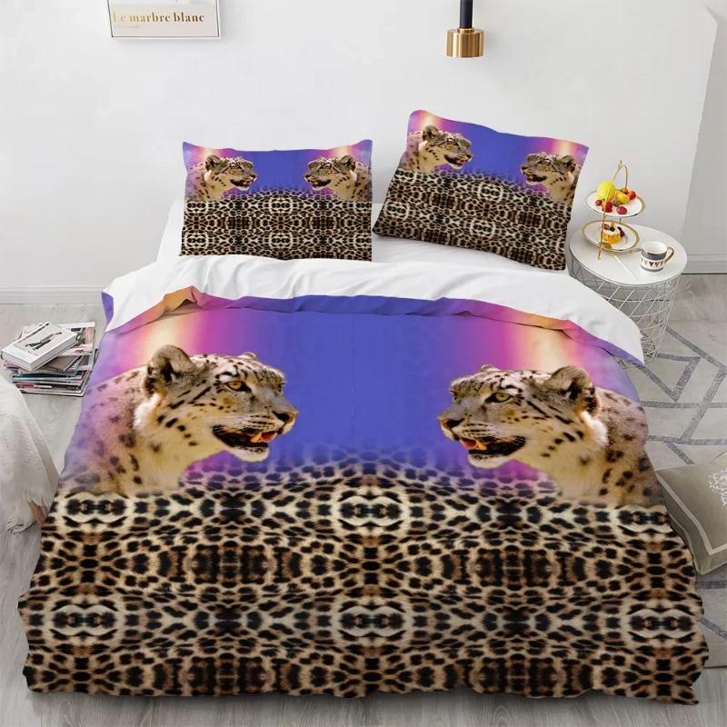 Duvet Cover Set Dropshipping Comforter Bedding Sets Queen Leopard, Snake Skin Luxury High-quality Home Textile Queen -no Sheet
