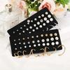 Women Pearl Stud Earrings Set Geometric Crystal Small Earrings 20-30 Pairs Fashion Jewelry
