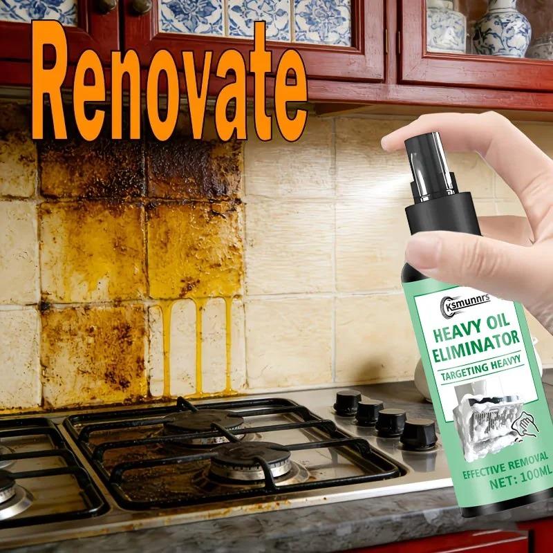 

New Professional Kitchen Surface Refinishing Spray – Quickly breaks down grease and cooking residue, suitable for range hoods, g 1