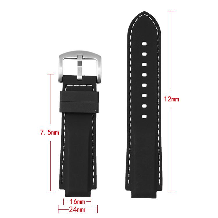 Silikon 16mm Uhrenarmband für Casio GST-B200 DW5600 GM2100 GM5600 Armband Armbanduhren Armband