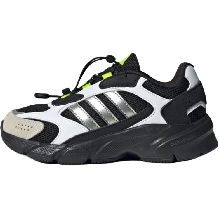 Adidas Crazychaos 2000 Comfortable Soft Low Top Kids Casual Shoes Unisex Casual Shoes Black White JQ8621