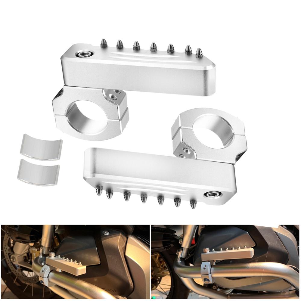 22‑28mm Aluminum Alloy Crash Bar Highway Pegs Universal Motorcycle Parts