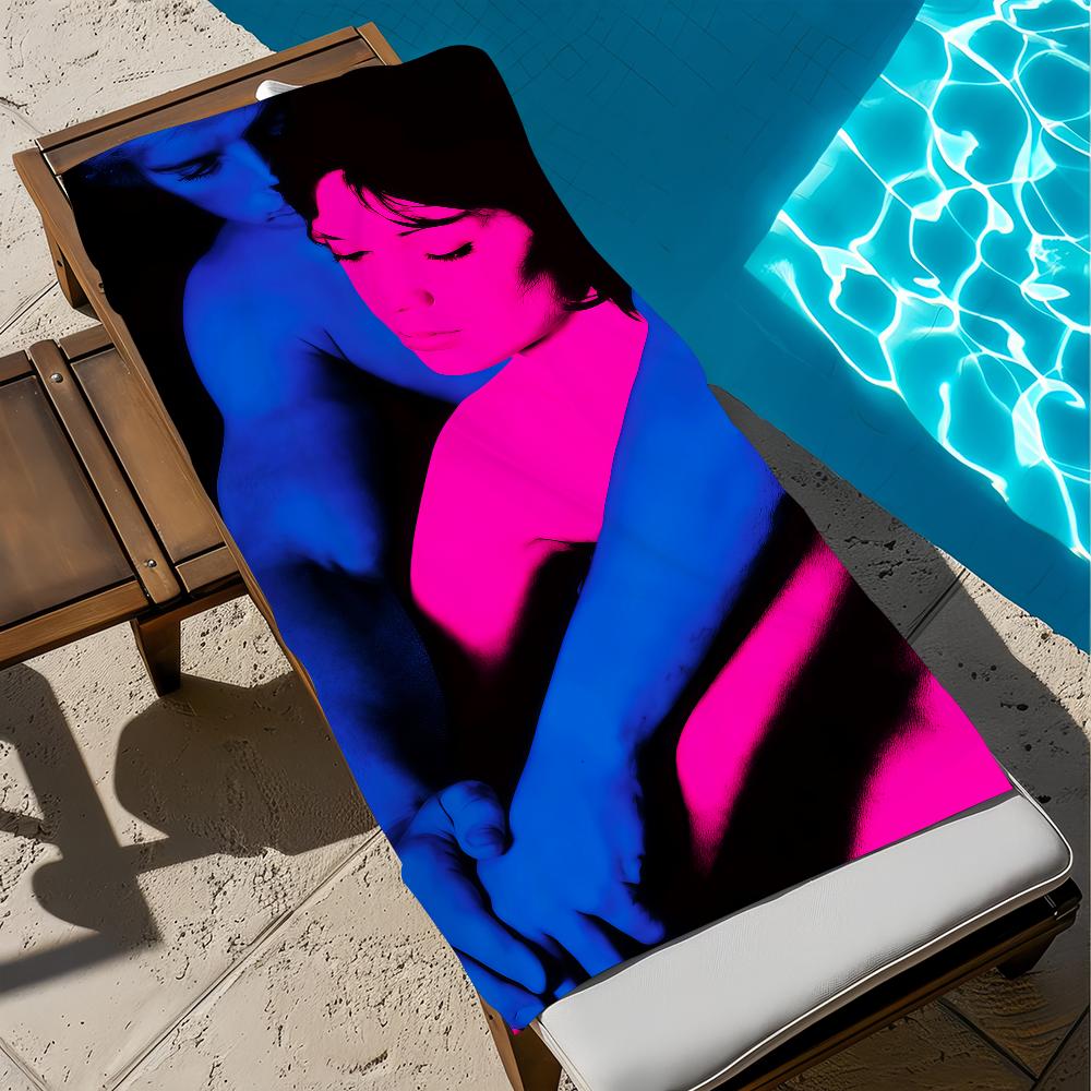 band cool art t-tv girl color Towel soft Beach Towels Trip swim Pool bathing Towel Gym Spa home Decor Gift Holiday