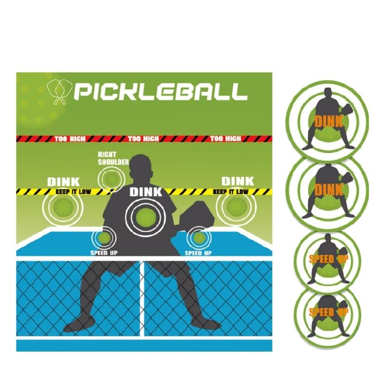 Амортизирующий коврик-мишень для пиклбола Нескользящий инструмент для тренировки пиклбола Портативный тренажер-отражатель для пиклбола 1