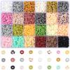 3720 Pcs Ceramic Beads for Jewelry Making DIY Bracelet Necklace Accessories