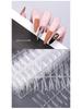 540 Ultra-Thin Transparent Half-Cover False Nail Tips - Seamless, No Carving Required