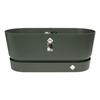 ELHO Planter with Wheels Greenville Terrace 80 - L 35 X W 78 X H 33.5 Cm- Leaf Green