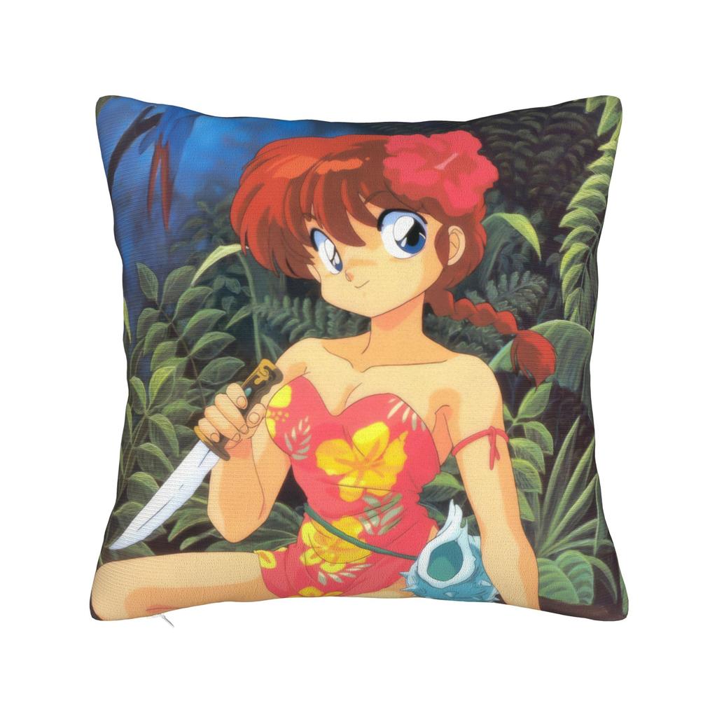 Anime Ranma And Akane Tendo Pillowcase Printing Cushion Cover Decorations  Throw Pillow Case Cover Home Square