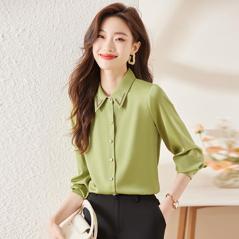 Terman Heavy Embroidery Long Sleeve Shirt for Women S