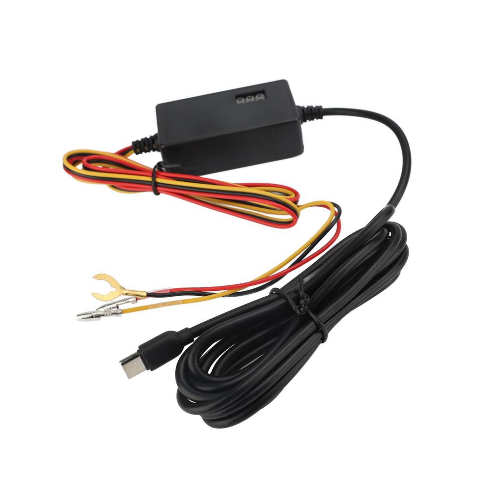 Dash Cam Hardwire Kit Digital Display Low Voltage Adjustable Time Lapse Recording 12V 24V To 5V 3A Hard Wire Kit for