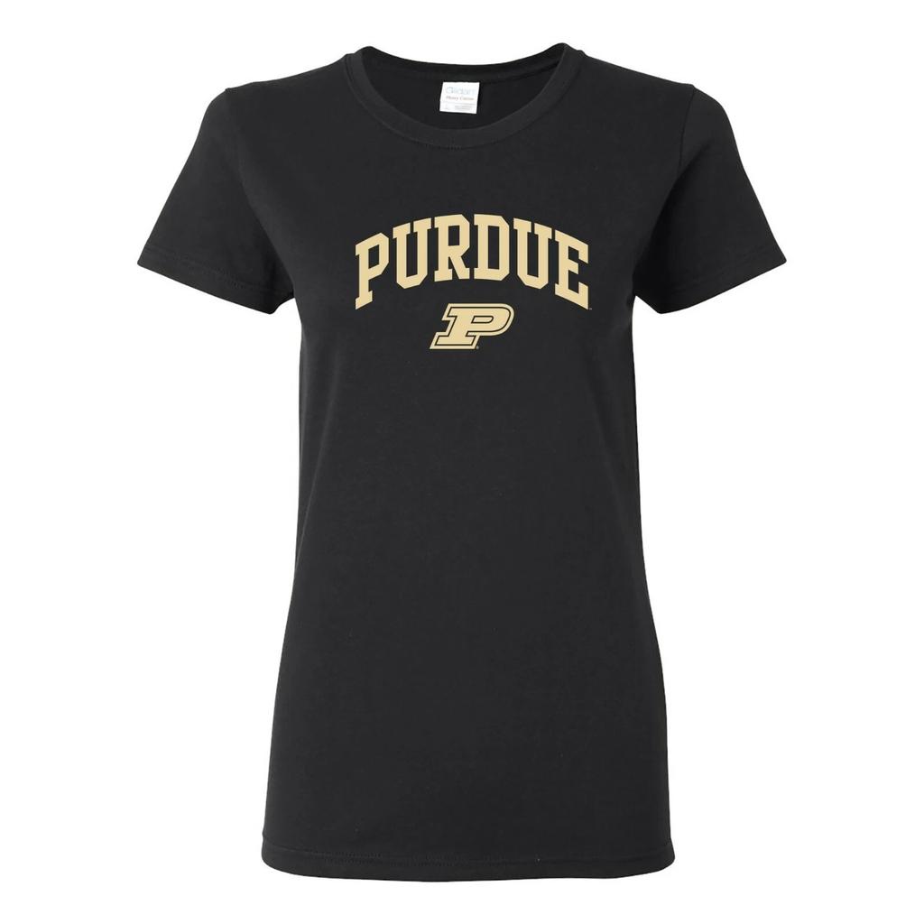 Purdue Boilermakers Arch Logo Womens T-Shirt