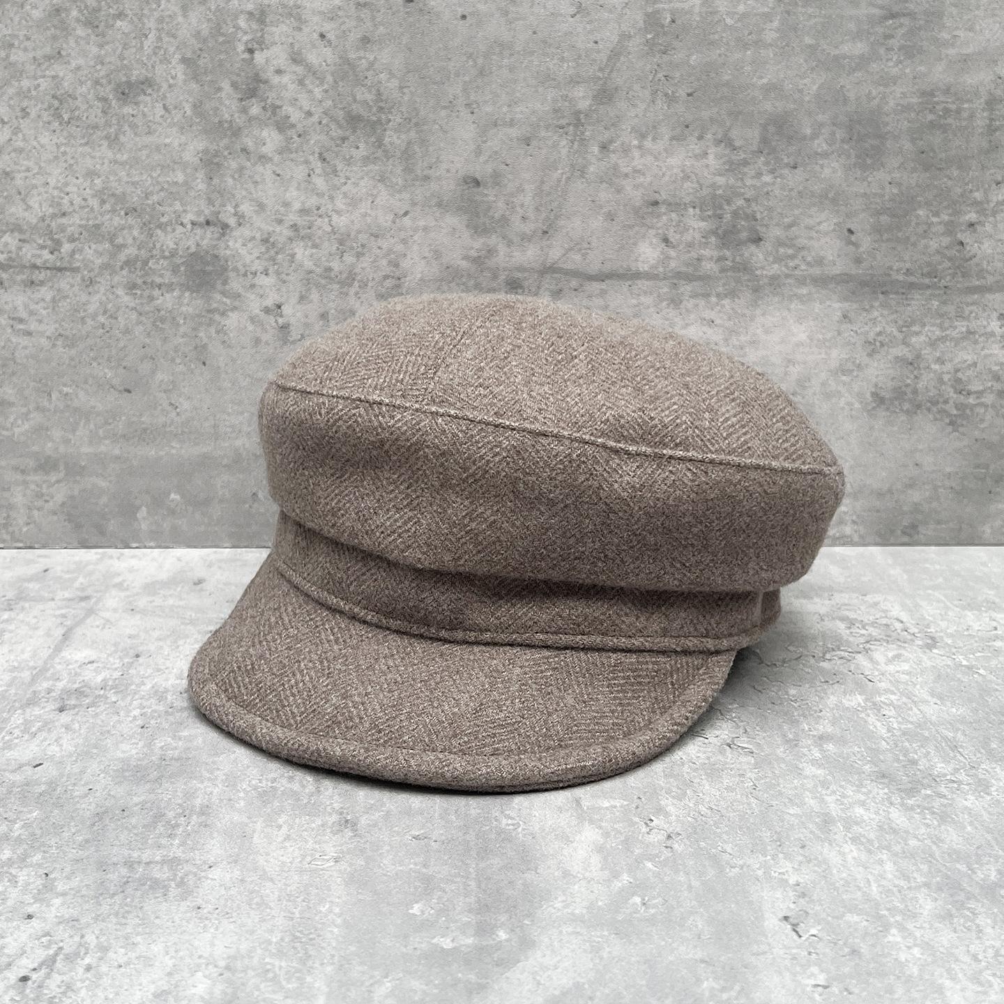 

The Old Money Style Is Three-Dimensional, Quite Broad, And The Human Pattern Is Newsboy Hat, Women S Wide-Brimmed Cloud Beret, Simple Painter Hat. M（56-58cm）