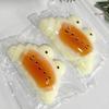 Cartoon Croissant Squeeze Toy Stress Relief Slow Rising Bread Sensory Toy Portable Kids Adults Simulated Food Pinch Fidget Toy
