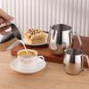 Stainless Steel Latte Art Cup 300ml/420ml/600ml Coffee Maker Turkish Coffee Pot  Restaurant