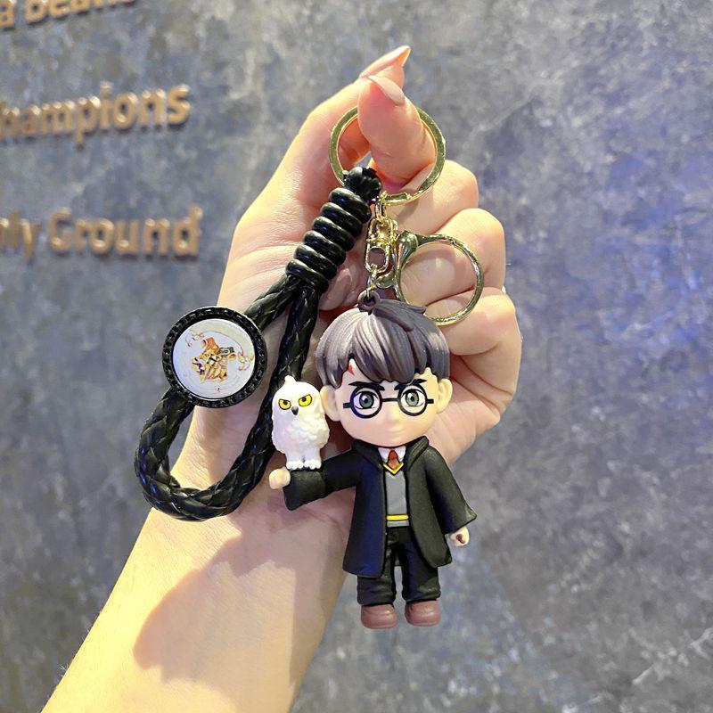 Creative Cartoon Rainbow Horse Unicorn Keychain Female Cute Ins Key Chain Student Schoolbag Pendant Small Gift
