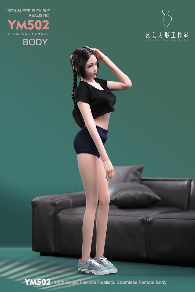 Spielzeug Hobbys Maßstab Actionfigur YIMEI YM502 mit physiologischen Teilen Modellierung Anime Mädchen Schlank Zart Oberschülerin Schöner Weiblicher Körper Nahtlos