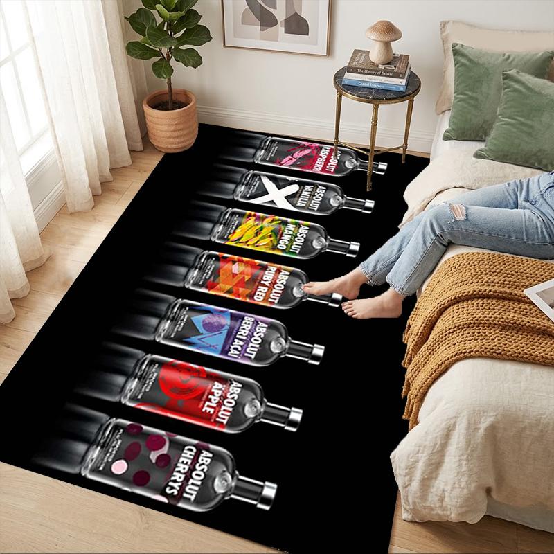 Absolut Flavors Living Room Nonslip Area Rug Soft Carpet For Bedroom Game Playroom Sofa Office Home Decor Doormat Christmas Gift C9261034
