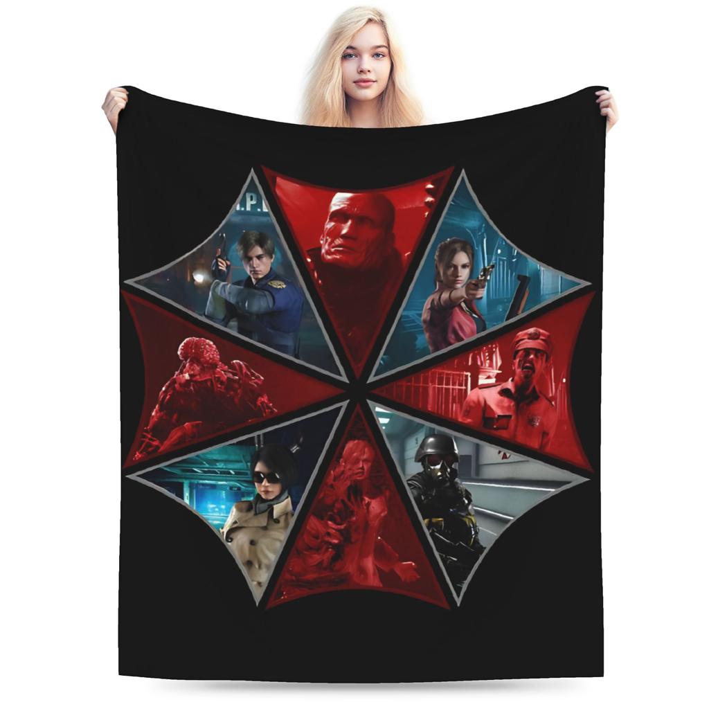 Residents Evils Requiem Leon S Kennedy Blanket Spring Warm Soft Throw Blanket For Boy Chair Sofa Bed Flannel Bedspread Bed Cover