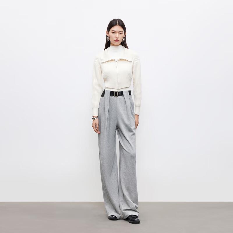 VEROMODA Women's Wide-Leg Trousers with Sparkling Belt