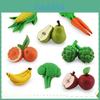 Pvc Realistic Banana Carrot Fruit And Vegetable Models Set For Early Education And Classroom Teaching