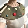 Anti-Scratch Bird Training Shawl Wear Resistant Fecal Protection Bird Training Shoulder Protector with Perch Toy Anti-Bite