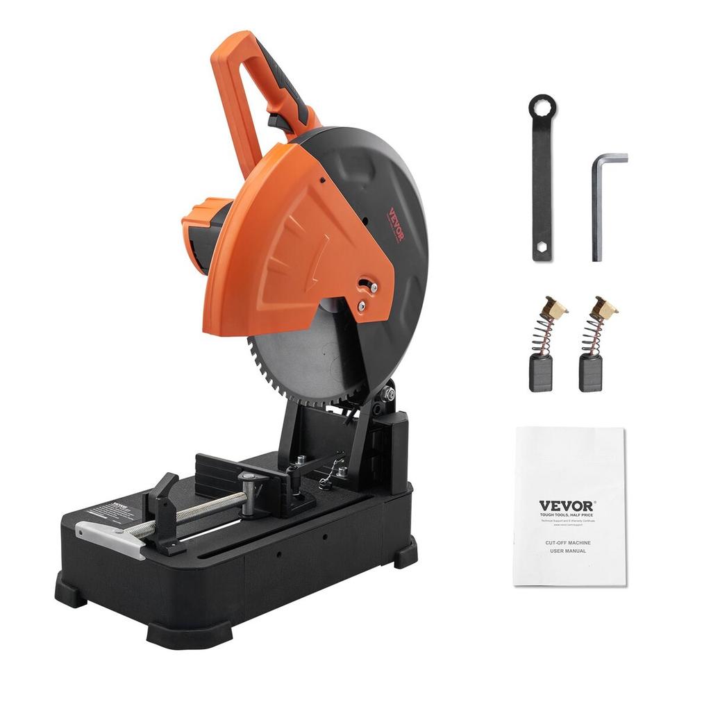 Chop Saw 14in Mitering Chop Saw for Cutting Metal Dry Cut Saw 45° Angle