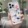 Lotus Flower Transparent Phone Case For iPhone 11 Case iPhone 13 14 12 15 16 Pro Max XR XS X 7 8 Plus SE 2020 Shockproof Cover